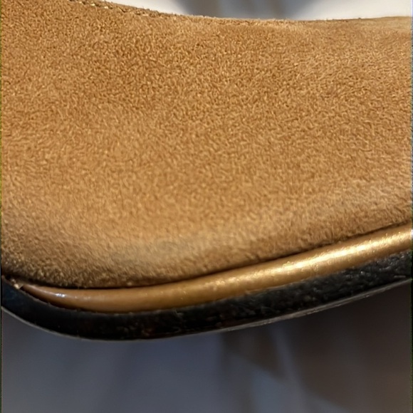 STUART WEITZMAN CAMEL SUEDE PUMPS, sz 7.5 BUSINESS, DRESS, LUXURY - Picture 10 of 12